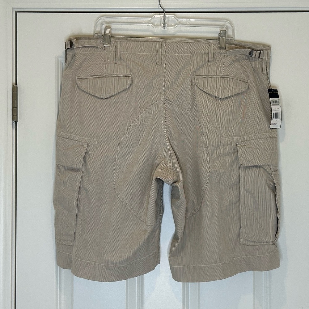 Polo Ralph Lauren Shorts Men's Seersucker Cargo Military Paratrooper NWT 40 - Picture 6 of 16
